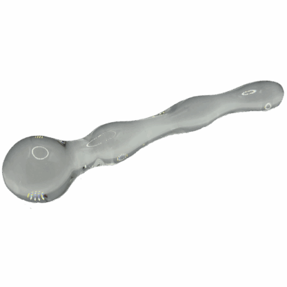 Image of transparent glass bubbles dildo