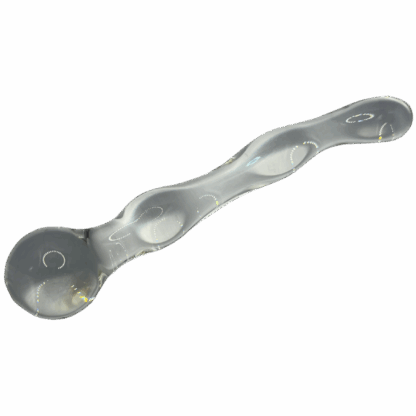 Image of transparent glass bubbles dildo
