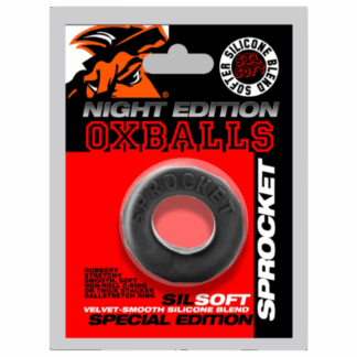 Image of Oxballs Sprocket Comfort No-Roll Cock Ring Night