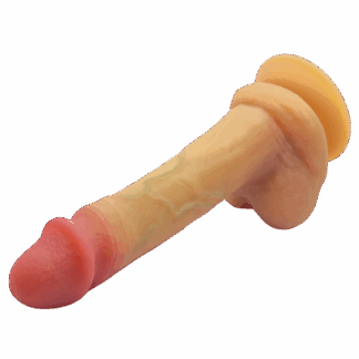 Image of Dual Density Dildo, soft 7 Inch