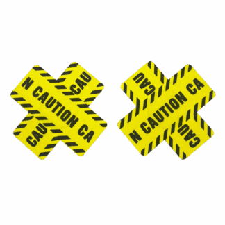 Image of Caution Nipple Stickers 2pc