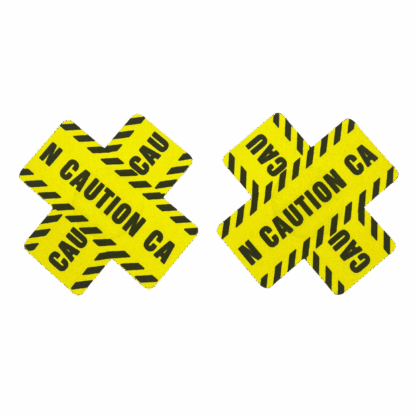 Image of Caution Nipple Stickers 2pc